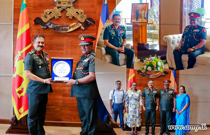Commander Appreciates Service of Retiring Senior Officer Inviting him to Army HQ