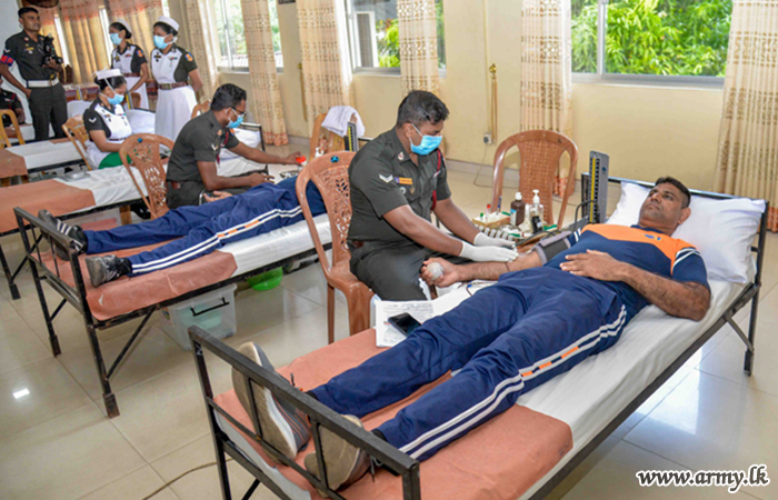 இலங்கை இராணுவ பொலிஸ் படையணி சேவை வனிதையர் பிரிவின் இரத்ததான நிகழ்வு