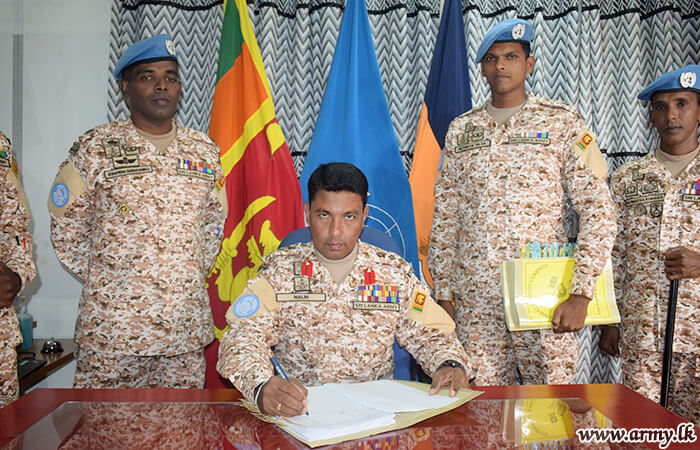 5th CCC New Contingent Commander Assumes Office