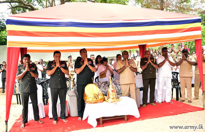 Pinnacle atop ‘Abhinawarama’ Vihara Dagoba Unveiled 