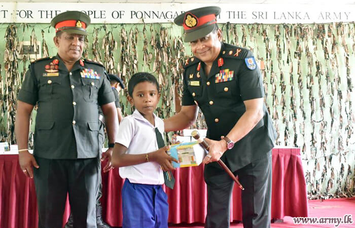 592 Infantry Brigade with Sponsorship Provides  School Accessories to School Students 