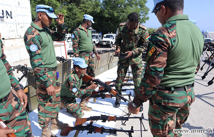 UN Rep Assesses Contingent Equipment in 14 SLFPC in Lebanon 