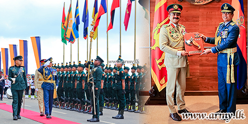 Air Marshal Udeni Rajapaksa, Chief of Guardians of the Skies Calls on Army Commander