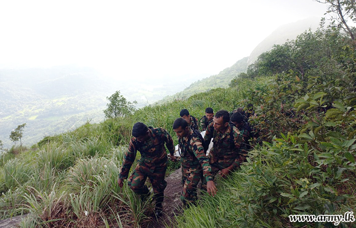 අතුරුදන් වූ විදේශීය කාන්තාවගේ මළසිරුර සොයාගැනීමට 11 පාබල සේනාංක භටපිරිස්හි සහයෝගය