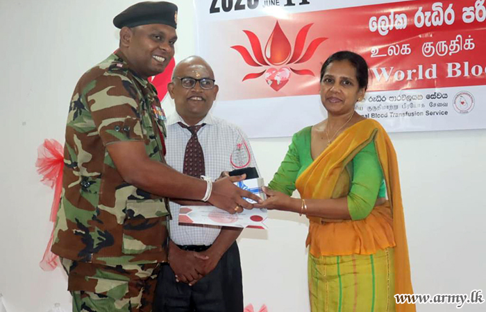 Jaffna Blood Transfusion Centre Praises Army Blood Donors in the Peninsula 