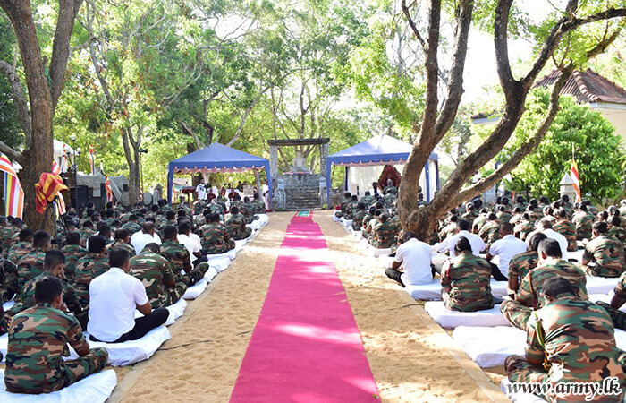 More Than 500 East-based Troops Join ‘Ama Dora Vivara Viya’ Dhamma Preaching