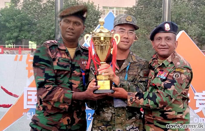 ‘Best Team Work Award in ‘Sharp Blade’ Sniper Competition in China Goes to SL Army