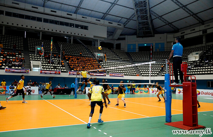 Sri Lanka Army Volleyball Players Compete with Seychelles’ Volleyball Team