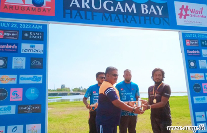 242 Infantry Brigade Troops Contribute to 'International Half Marathon-2023'