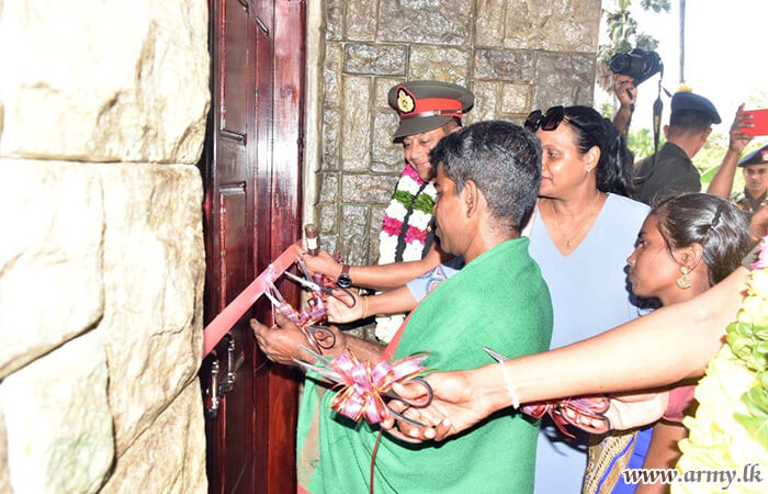 Puthukkudiyiruppu Family, Latest Recipient of Army- Built New Home 