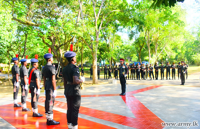 AWC Student Officers Learn Formalities & Drill Practices During Visit to CTS