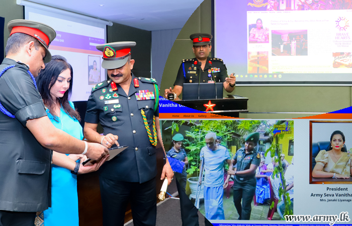 Army Seva Vanitha New Website Launched at Army HQ