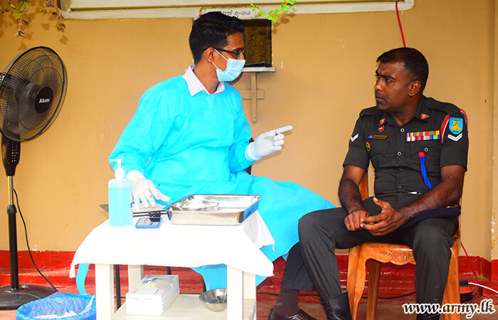 CTS Arranges Oral Hygiene Clinic for Ampara Region Troops