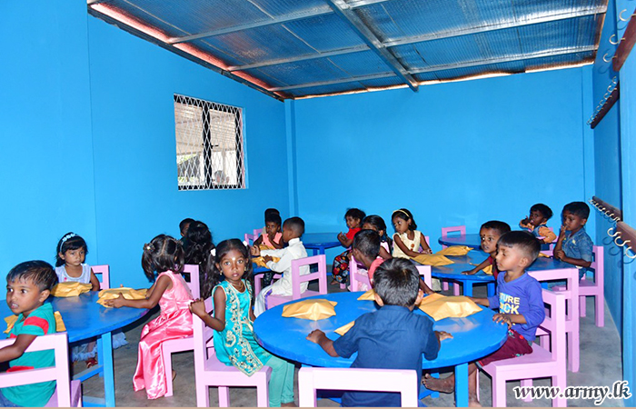 233 Infantry Brigade Troops Renovate 'Saraswathi' Preschool at Kathiraveli