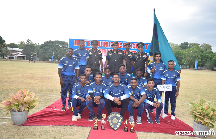 9 SLSC Team Wins Inter Unit Cricket Tournament 