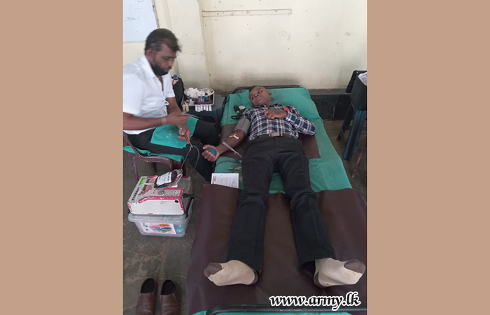 More than 25 Army Personnel Join Blood Donation Drive to Commemorate Late Legendary  War Hero