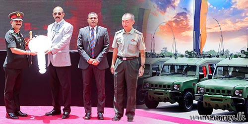 Special Communication Vehicles under Chinese Grant Delivered to Army