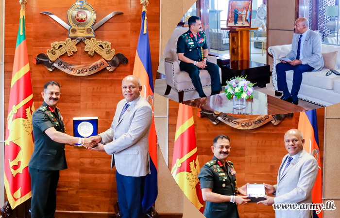 General Daya Rathnayake (Rtd) Calls on Army Chief