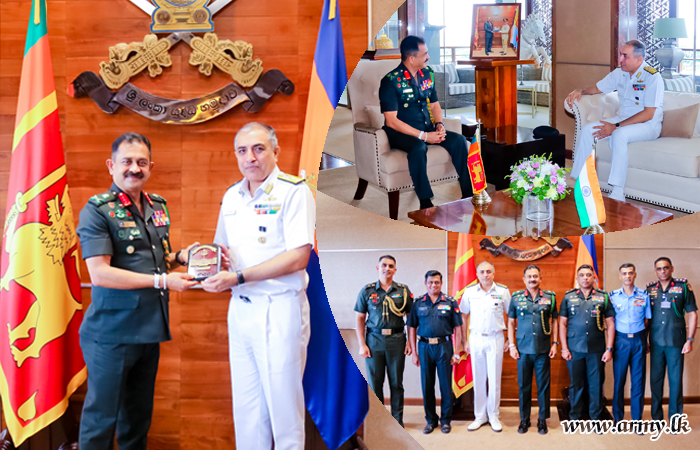 India’s NDC Delegates Meet Commander at AHQ