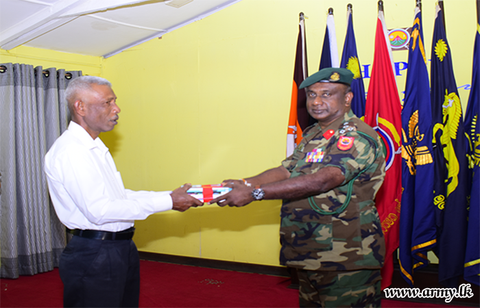 SFHQ-Central Troops with Donors Gift School Accessories to Civil Employees