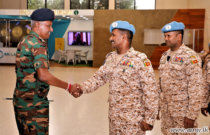 Remaining Group of 4th CCC Contingent in Mali Returns Home