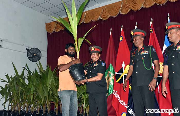 1850 Coconut Saplings Given to Mullaittivu Families 