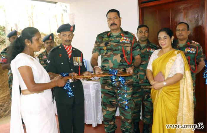 SLLI’s House Construction for Own Soldiers Continues with Same Spirits
