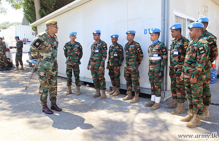 Chief of Staff in Lebanon Talks to 14th SLFPC Troops in UNIFIL 