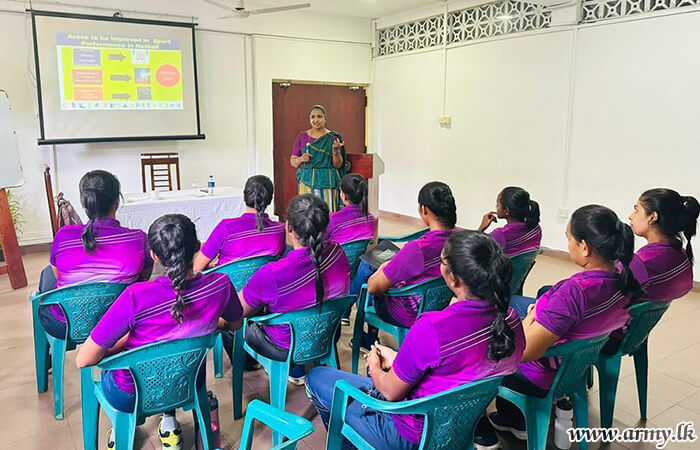 Sri Lanka Army Netball Team Learns about ‘Sports Science’