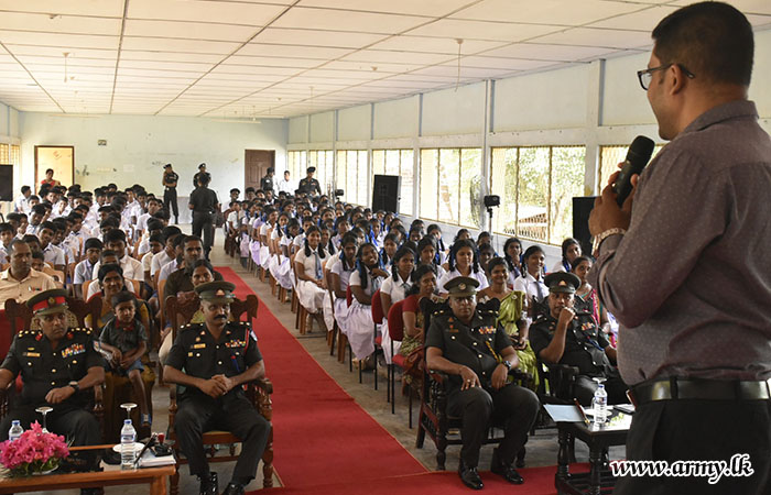 681 Infantry Brigade Troops Educate Students on Drug Prevention