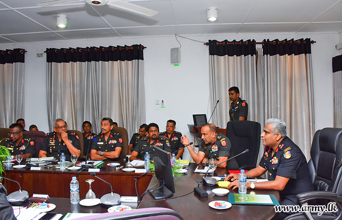 ආරක්‍ෂක සේනා මූලස්ථානය - මධ්‍යම පැවති අවසන් පාලන පරීක්‍ෂණය යුද්ධ හමුදා මාණ්ඩලික ප්‍රධානීගේ නිරීක්‍ෂණයට 