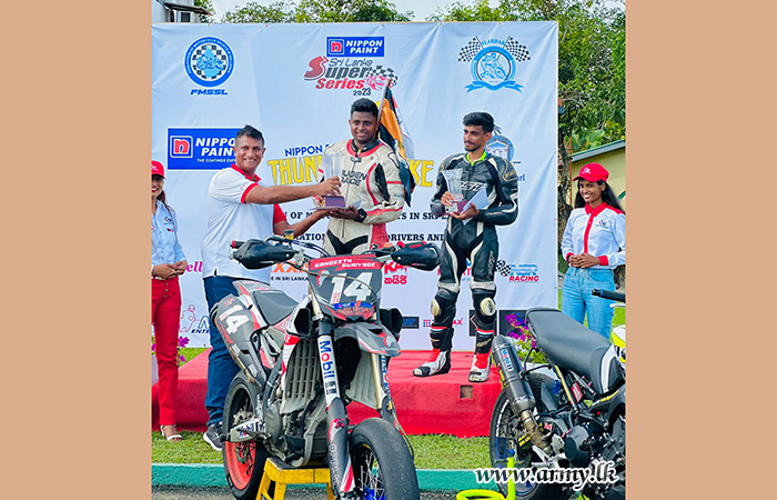 Corporal Maduranga Bags First Place in Supermotard 250/450 cc Open Event