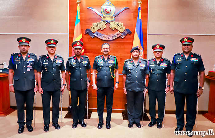 Symbols of Authority Presented to New Major Generals    