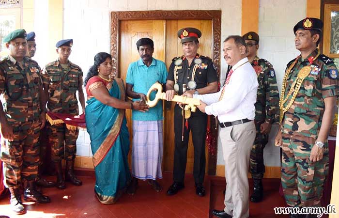 Helpless Mullattivu Family Gets Army-Built New House