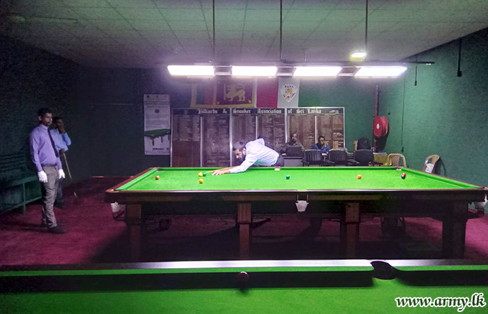 Lance Corporal Champions in National Masters Snooker Tournament 2023 