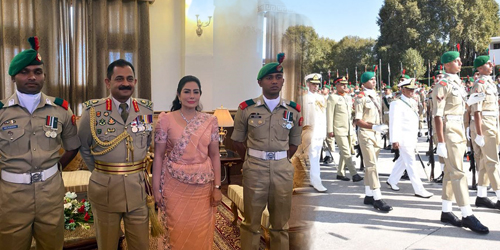 Commander of the Sri Lanka Army, Guest of Honour in PMA Passing Out Parade 