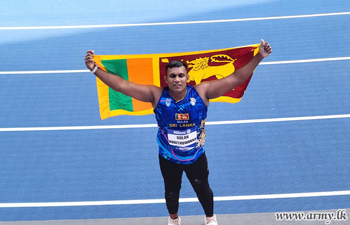 SLCMP Warrant Officer in China Wins Silver in Para Javelin Throw
