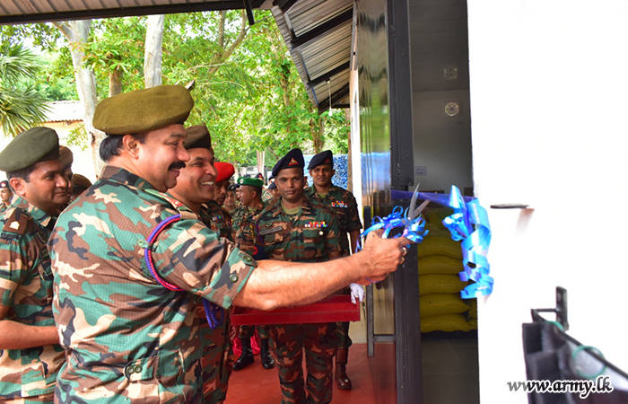 23 Infantry Division Sets up Its New Dry Ration Store of 440 Composite Squadron