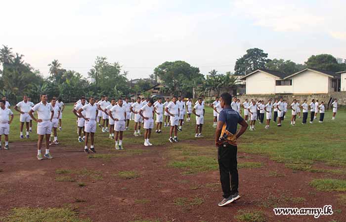 SLAMC Officers Join Training Day at their Regimental HQ 