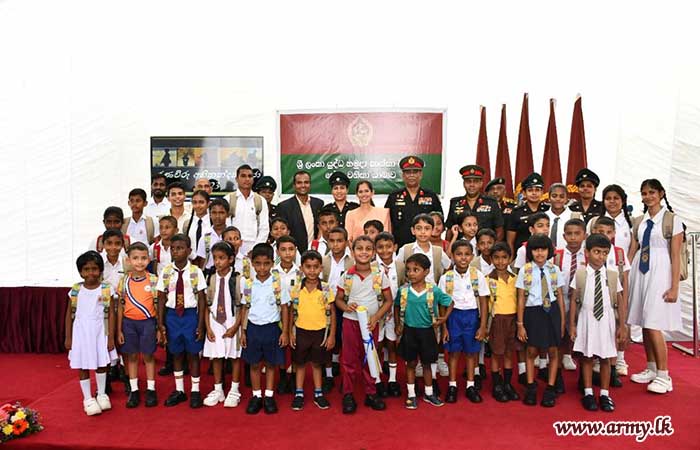 SLAWC-SVB Distributes School Accessories Among Children of army & Civil Families