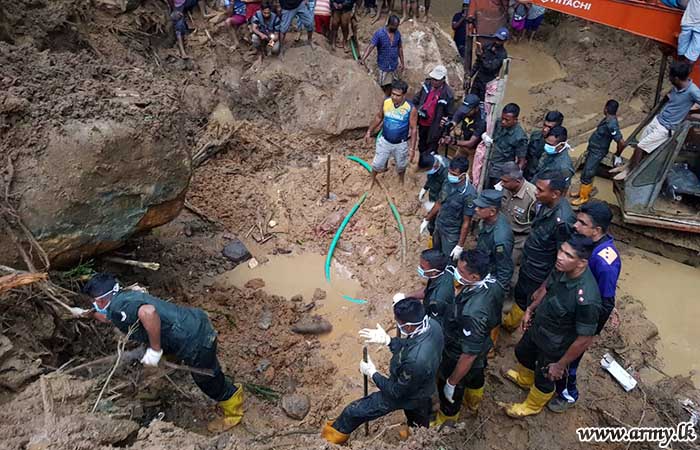 Remains of Buried Family in Udawela, Horankaduru Recovered  