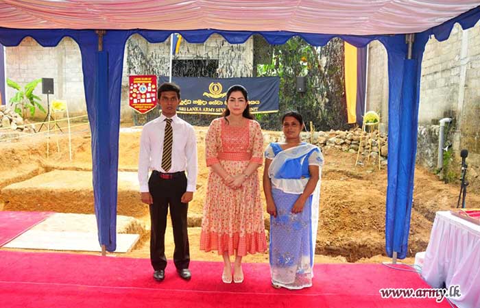 Cornerstone Laid for a New House of another Needy Family