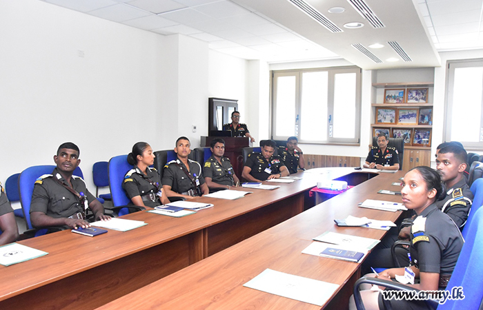 SLMA Officer Cadets Interact with Director Overseas Operations for Research 