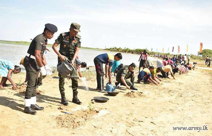 68 Infantry Division Troops Plant Mangroves in Nanthikadal 