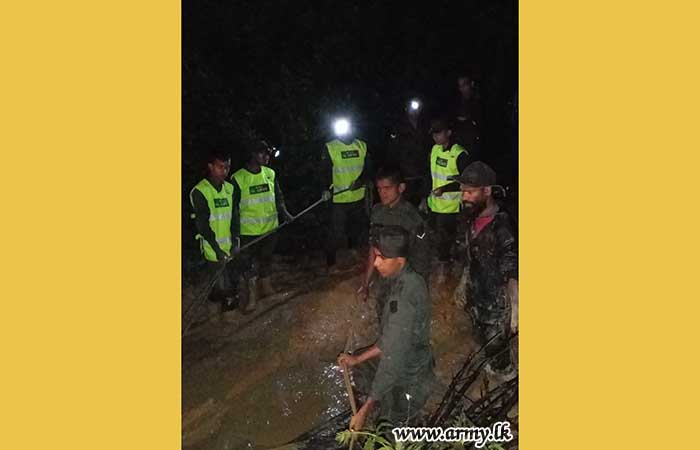 Rail Track at Idalgasinna Cleared 