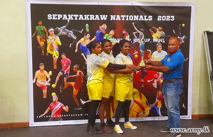 Army Sepak Takraw Players Shine in National Sepak Takraw Championship-2023