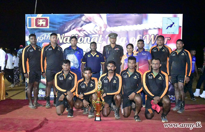 Army Players Win Overall Championship in National Tug of War Championship 2023