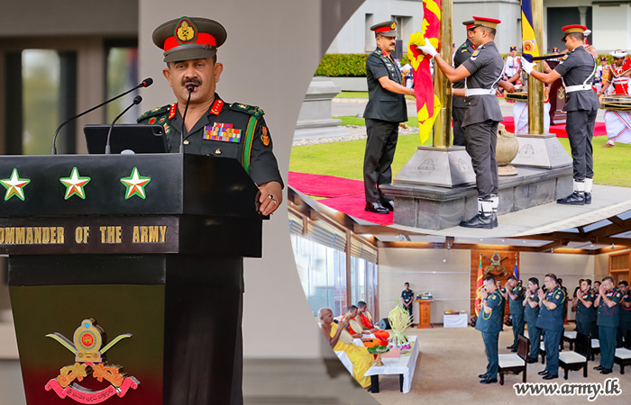 Dawn of New Year - 2024 Greeted at Army Headquarters with Formalities