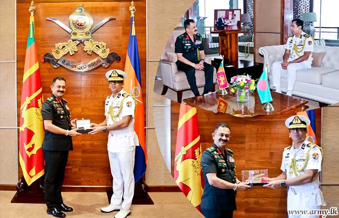 Bangladesh High Commission's New Defence Adviser Makes his First Courtesy Call on Commander of the Army
