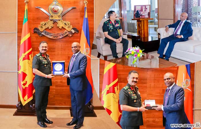 General Mahesh Senanayake (Retd) Calls on Army Chief